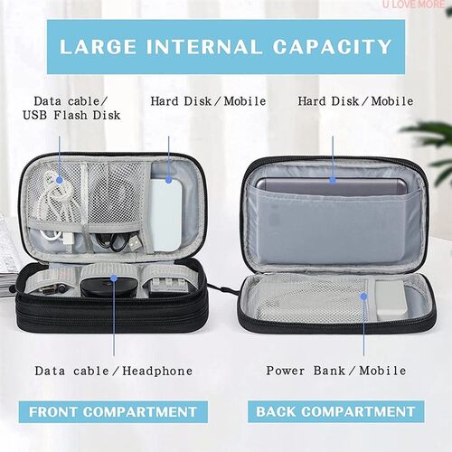 NEW Travel Organizer Bag Cable Storage Organizers Pouch Carr