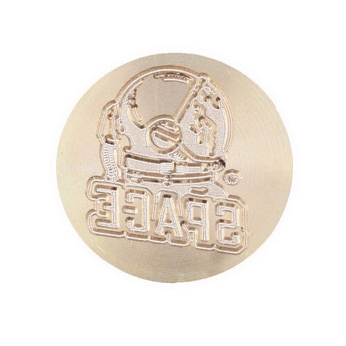Stamp Fire lacquer seal Wax Astronaut Cosmic Starry Sky