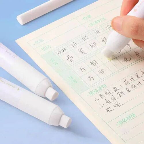 Press Penil Erasers Simpld Retratable Rubber Erasers for Dra