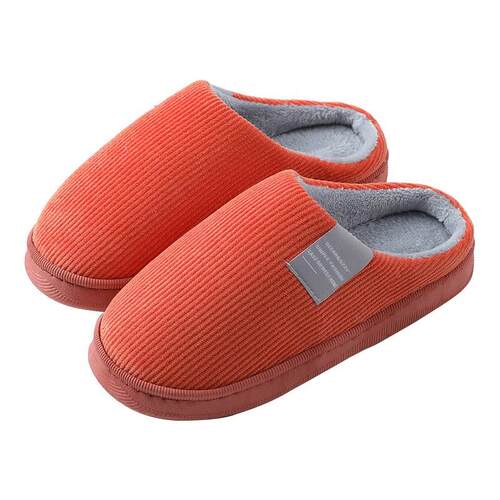 Couple Cotton Slippers For Women, Indoor Non-slip Thick-sole