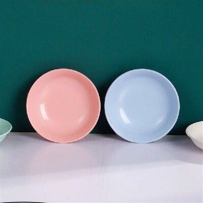 1PCS Wheat Straw Seasoning Dish Household Kitchen Creative