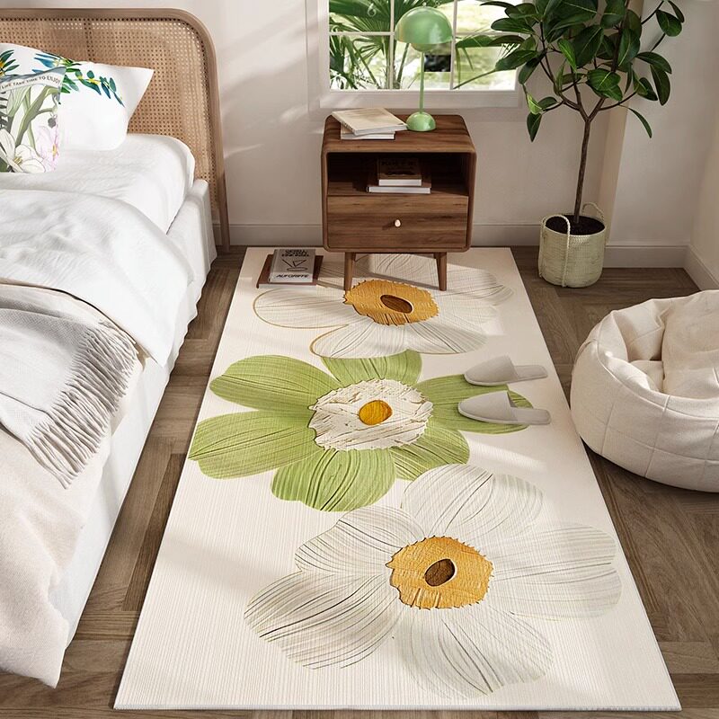 床边地毯卧室床尾免打理房间布置客厅儿童房可擦洗床下厚地垫,居家布艺,床边毯,淘宝优惠券,粉丝福利购,淘宝优惠卷