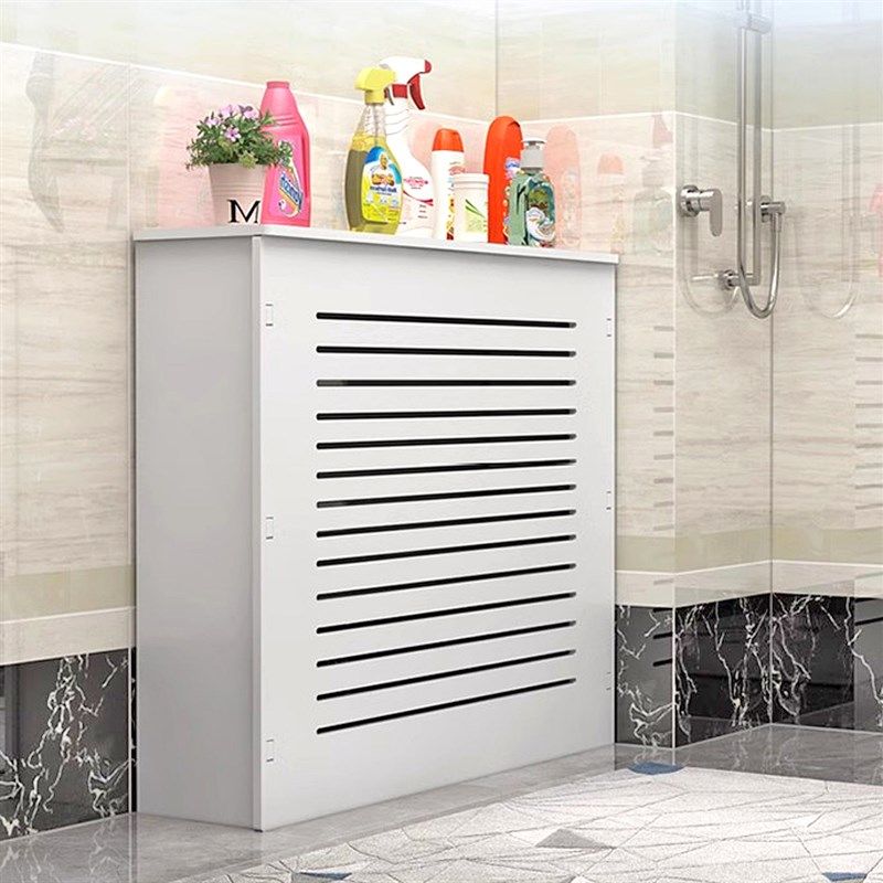 定制地暖分水器遮挡柜防水门水表管道装饰遮丑柜三面暖气遮挡罩