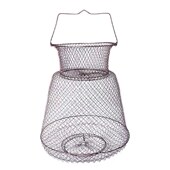 黄辣丁渔护网折叠钢丝鱼护网昂刺鱼防螃蟹夹网兜鳜鱼专用金属鱼篓