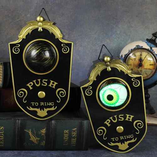 One-eyed doorbell decorative ED electric light-up sounding e