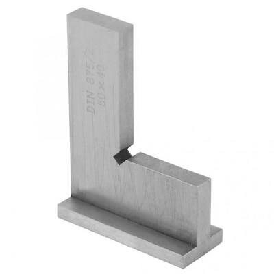 High Accuracy Carbon Steel Flat 90 Degree Right Angle Ruler