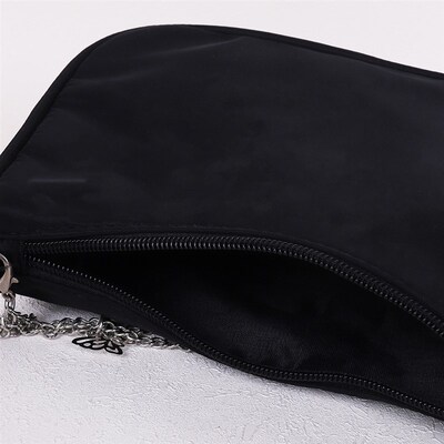 Fashion Women Small Shoulder Underarm Bag PU Leather & Nylon
