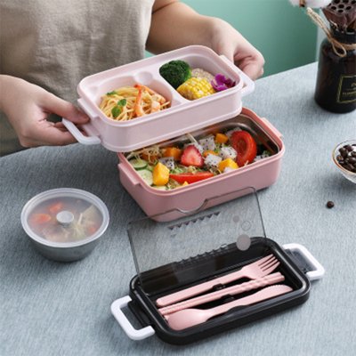 304 Stainless Steel Lunch Box Bento Box For School Kids Offi