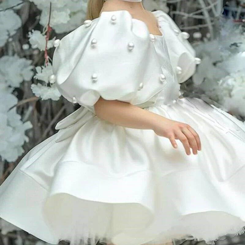 Baby Girls Birthday Dress Kids Elegant Retro Princess Dresse