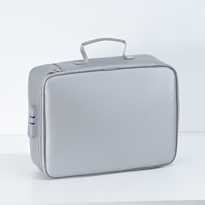 档案资料防火防水收纳大容量旅行证件包包文件袋玻璃纤维收纳箱