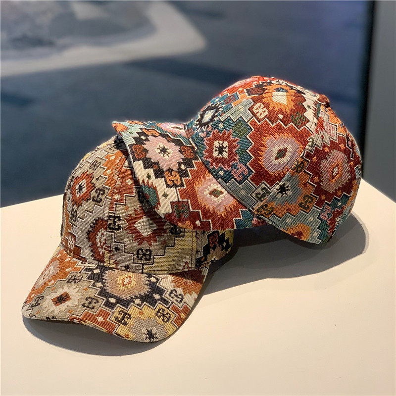 春夏季新款名族风棒球帽女个性时尚百搭鸭舌帽遮阳帽提花太阳帽男,服饰配件/皮带/帽子/围巾,帽子,淘宝优惠券,粉丝福利购,淘宝优惠卷