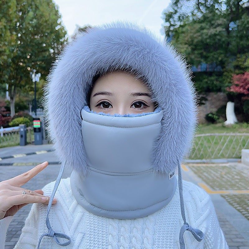 冬季面罩围脖一体帽子加绒保暖护耳滑雪帽户外骑车防风遮脸雷锋帽,服饰配件/皮带/帽子/围巾,防晒面纱/面罩,淘宝优惠券,粉丝福利购,淘宝优惠卷