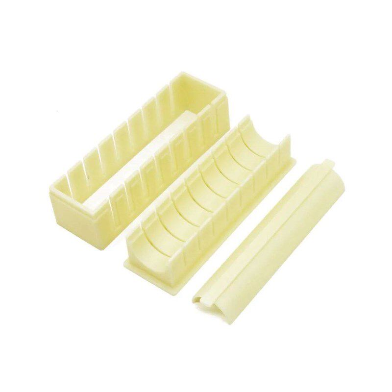 3pcs/set Sushi Maker Equipment Kit Plastic Kimbap Sushi Roll - 实物图