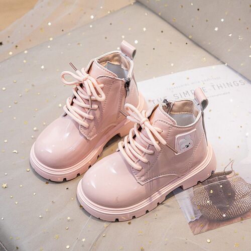 2025 Fashionable Kids Childrens Shoes Girls Pink Martin Boo