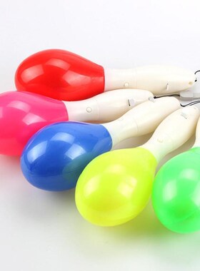 1pc Random Color LED Sand Hammer Plastic Toy Neon Sensory Sh