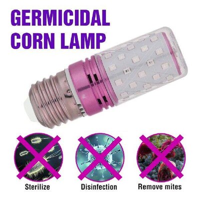 10-1PCS E27 60 LED UVC Germicidal Corn Lamp Kill Dust