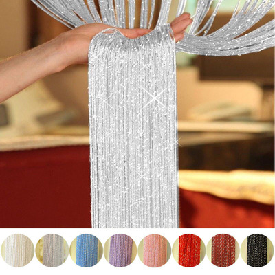 1*2 M Glitter String Door Curtain Beads Room Dividers Beade