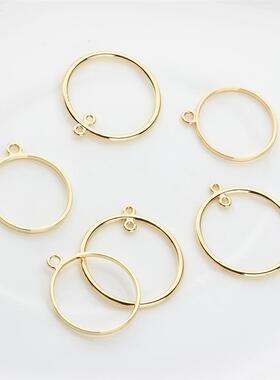 10pcs/lot  Zinc Alloy Round Circle Charms Bezel Metal Frame