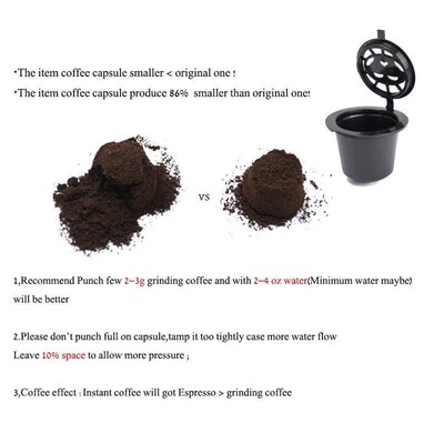 Recafimil Gift Coffee capsule for Nespresso Reusable Cafe Fi