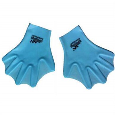 Bolu silicone swimming gloves hand webbed diving equipment d