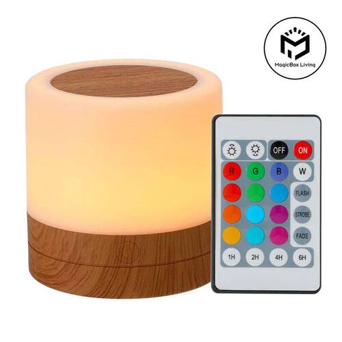 13 Color Remote Control Night Light USB Rechargeable Touch L