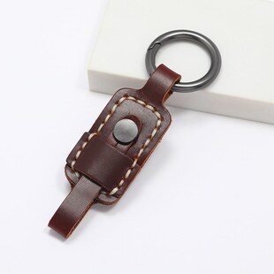 Sewn Per Simple Hand Keychain Creative Leather Retro Premium