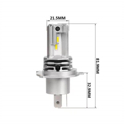 AUXITO 1Pcs H4 9003  Hi/Lo Beam Canbus No Error Car Motor