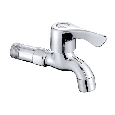 Silk Heron Bathroom Four-point Copper Washing Machine Faucet