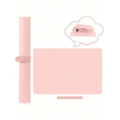 1/2pcs Pink Nail Art Table Mat Portable Foldable Nail Art Ar