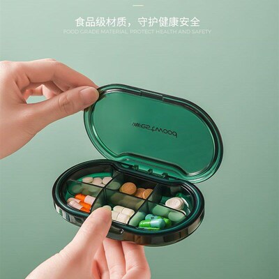Pill Box Holder Weekly Medicine Storage Organizer Container