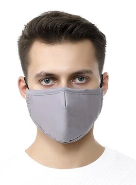 Spring Autumn Black Cotton Adjustable Pm 2.5 Dust Mouth Mask