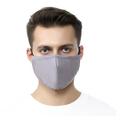 Spring Autumn Black Cotton Adjustable Pm 2.5 Dust Mouth Mask