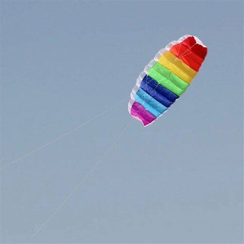1.4m Rainbow Soft Kite with 2 Handle Big Rainbow Kite