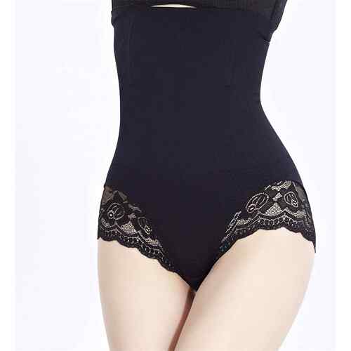 High waisted postpartum compression underwear with waist