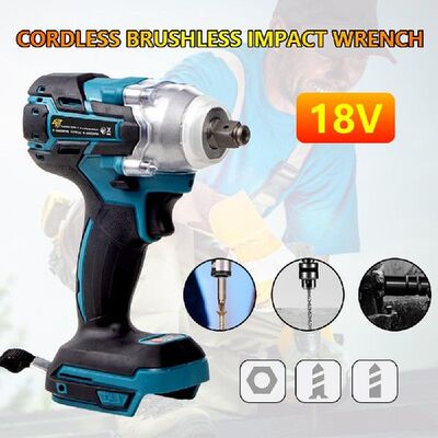 2019新品Hot Electric Brushless Impact Wrench Rechargeable 1/