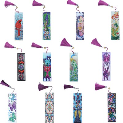 Diamond Painting Bookmark 5D DIY Special Shaped Diamond Art