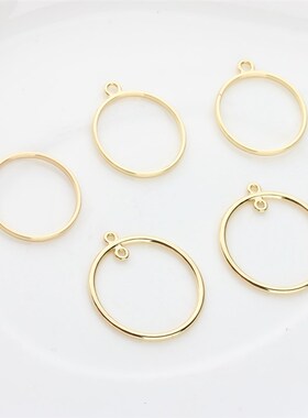 10pcs/lot  Zinc Alloy Round Circle Charms Bezel Metal Frame
