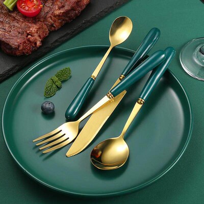 Stainless Steel Cutlery Set Dinnerware Set Kitchen Cutlery