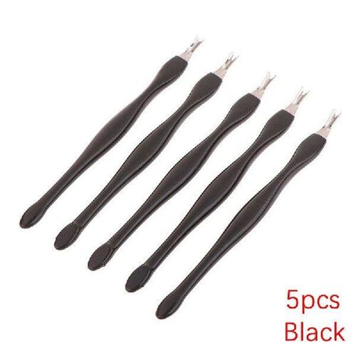 5PCS Nail Cuticle Pusher Stainless Steel Nail Cuticle