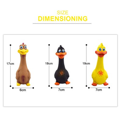 Pets Dog Toys Screaming Chicken Squeeze Sound Toy Rubber Pig