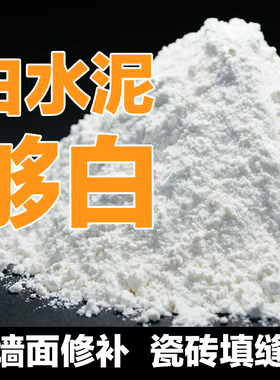 沃特浦白水泥家用墙面修补卫生间瓷砖填缝快干速干水泥砂浆白色