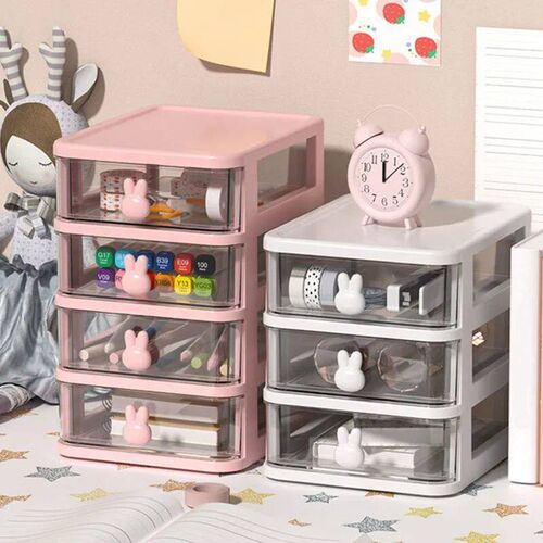 Multi-functional Desktop Organizer Drawer Box with Pen Holde