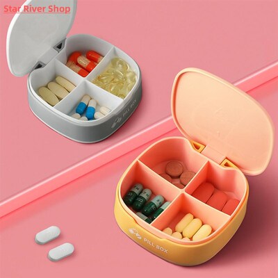 14 Grids Weekly Pill Case 7 Days Medicine Box Tablet Dispen