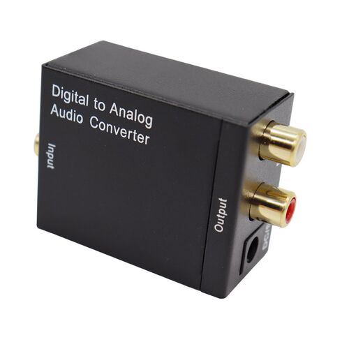 3.5mm 2RCA L/R  Amplifier Optical Fiber Coaxial Signal to An