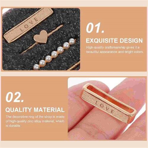 5 Pcs Strap Decorative Ring Dekorative Ringschlaufen Fr