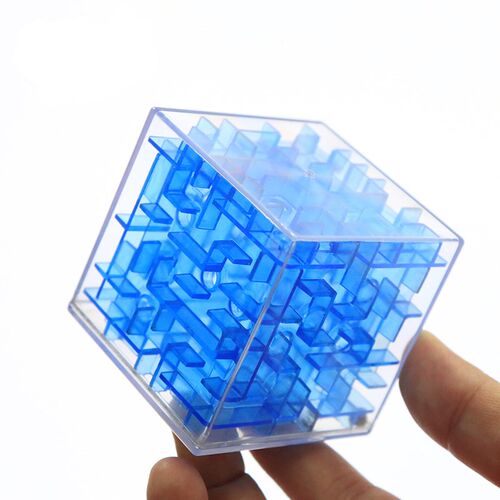 Patience Games 3D Cube Puzzle Maze Toy Hand Game Case Box Fu