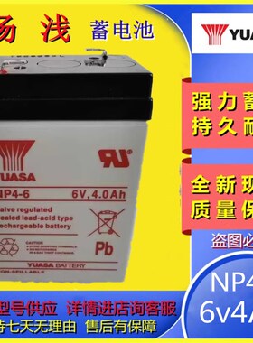 汤浅蓄电池NP- vH 控式免维护仪器设备后备应急黑色外壳