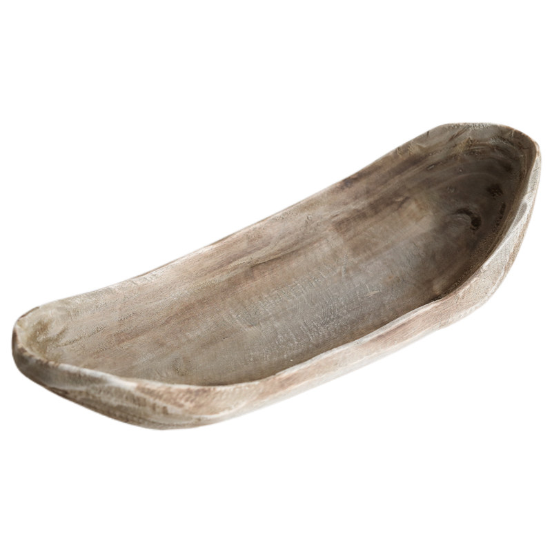 木制船型小果盘民宿侘寂风摆件零食盘泡桐复古做旧客厅实木糖果盘,家居饰品,装饰盆,淘宝优惠券,粉丝福利购,淘宝优惠卷