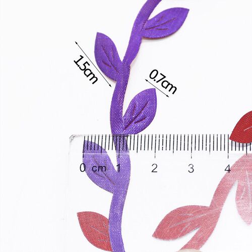 10M 20M Leaf Shaped Ribbon Artificial Green Leaves Ivy Vine