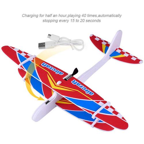Hot Play Hand Throwing Airplane Electric Plane Foam Airplane
